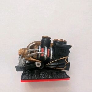 Steampunk Engine Figurine - Black, Gold, and Silver
